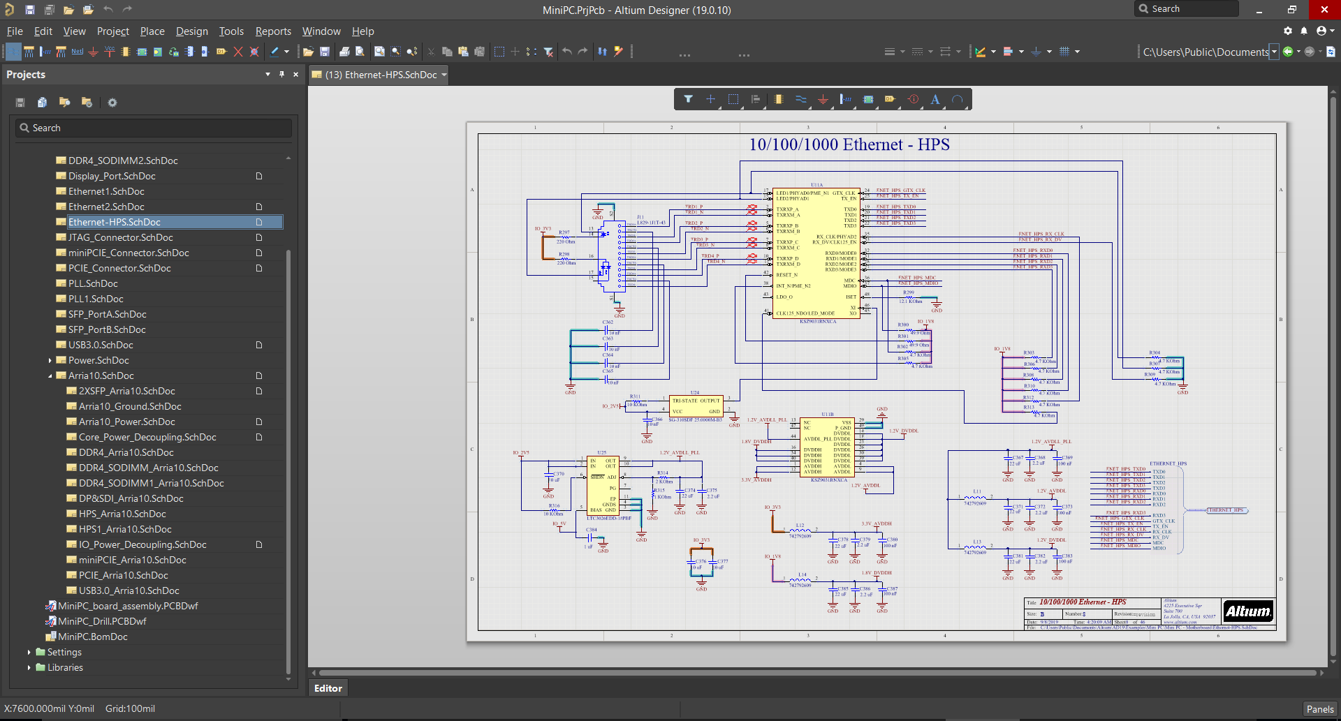 Многоканальные схемы в altium designer